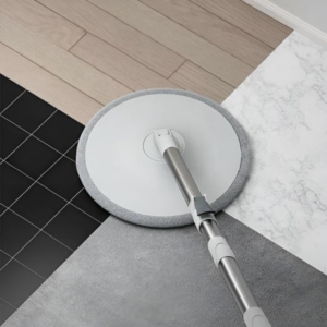 Mop rotondo per la pulizia dei pavimenti con secchio per l'acqua