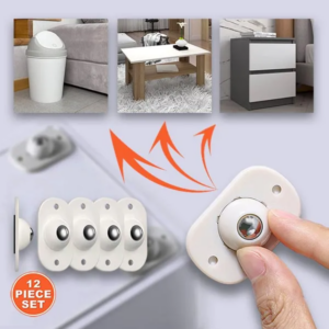 Ruote autoadesive universali 360° (12 pezzi)