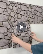 Carta da parati autoadesiva Rock Wall (10 pezzi) – video