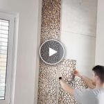 Carta da parati tridimensionale con imitazione di pietra (10 pz.) – video