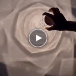 Lampada da camera in cristallo con 3 modalità di colore – video