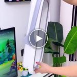 Secchio per mop pieghevole con ruote mobili – video