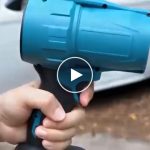 Mini soffiatore ad alte prestazioni AKU + batteria di ricambio – video