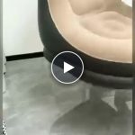 Sedia gonfiabile con poggiapiedi – video
