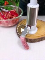 Kit per l’insacco di salsicce – video