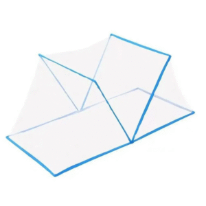 Rete di protezione dagli insetti pieghevole per letto