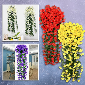Fiori artificiali pendenti realistici