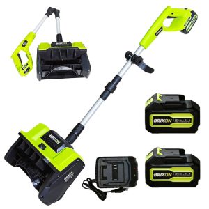 Spazzaneve manuale Brixon AKU + batteria di ricambio