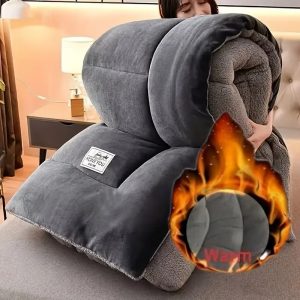 Soffice coperta di velluto con caldo pile