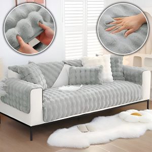 Morbido rivestimento in peluche per divano