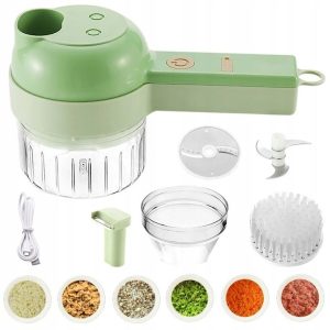 Affettaverdure elettrico portatile 4 in 1