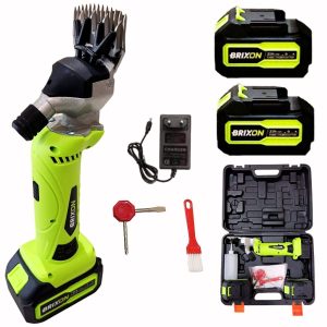 Cesoie per pecore, cavalli e bovini Brixon AKU + Batteria di ricambio