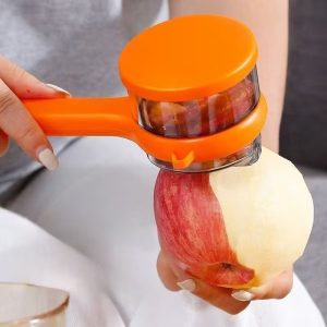 Pelapatate da cucina con vassoio per le bucce