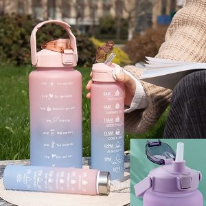 Bottiglie d'acqua motivazionali