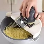 Affettaverdure 9in1 con vassoio di raccolta – video