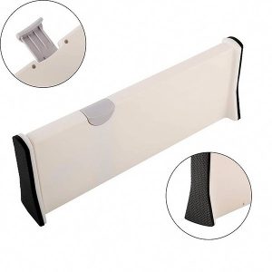 Divisori regolabili per cassetti o ripiani