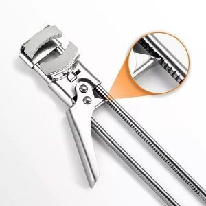 Apriscatole regolabile in acciaio inox