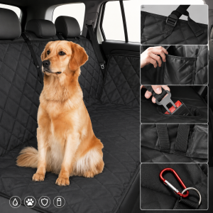 Copertura impermeabile per il sedile posteriore dell'auto per cani