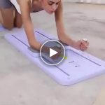 Tavola da pilates pieghevole con elastici di resistenza e timer – video