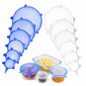 Tappi universali in silicone per contenitori (12 pezzi)