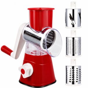 Grattugia rotante multifunzione 3 in 1
