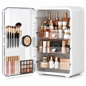 Organizer per cosmetici capiente e trasparente (40x27x24 cm)