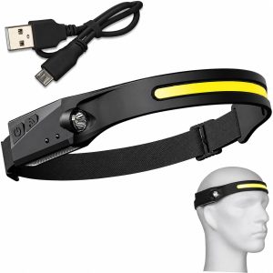 Lampada frontale a LED con sensore di movimento