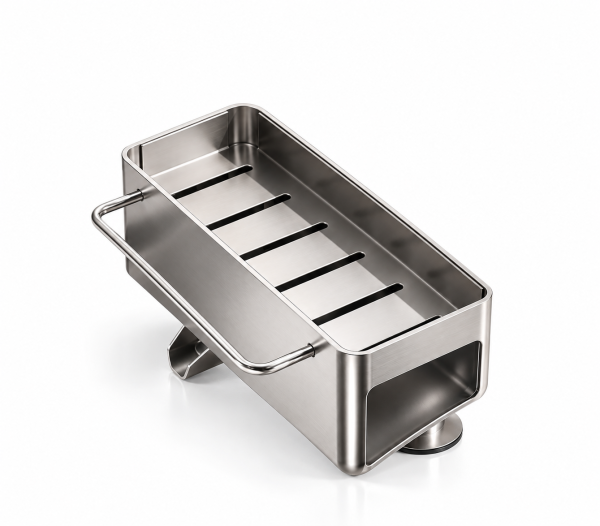 Pratico organizer sgocciolatoio da lavello con ventose
